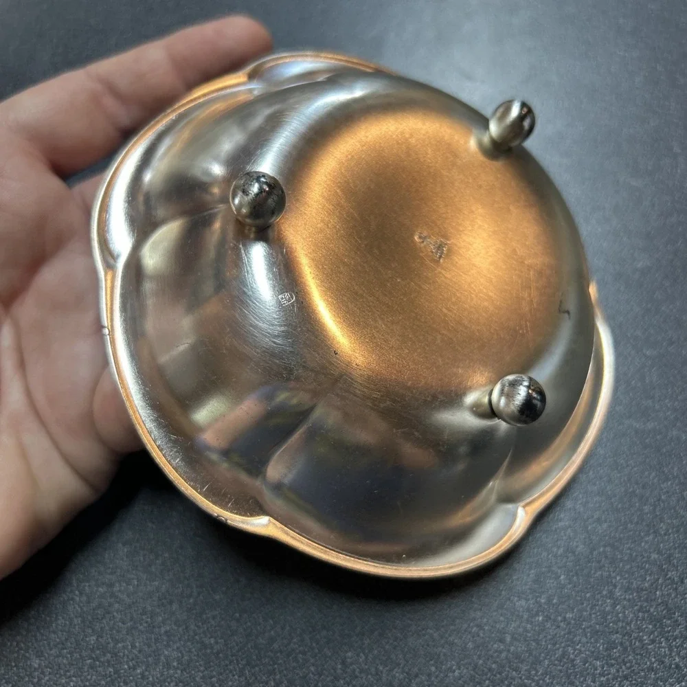 70s WMF‎ Germany IKORA Silver Plated Footed Dish, 5